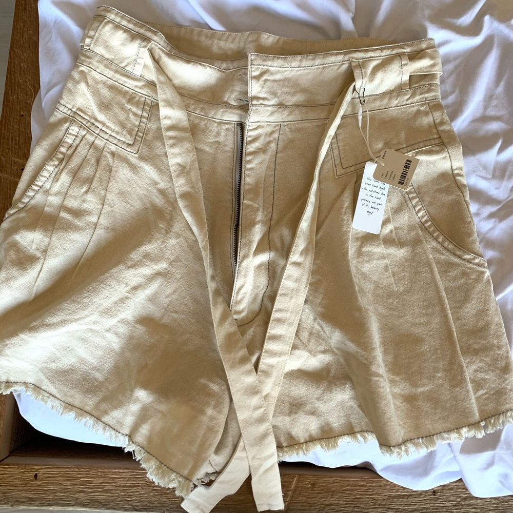Free people linen shorts